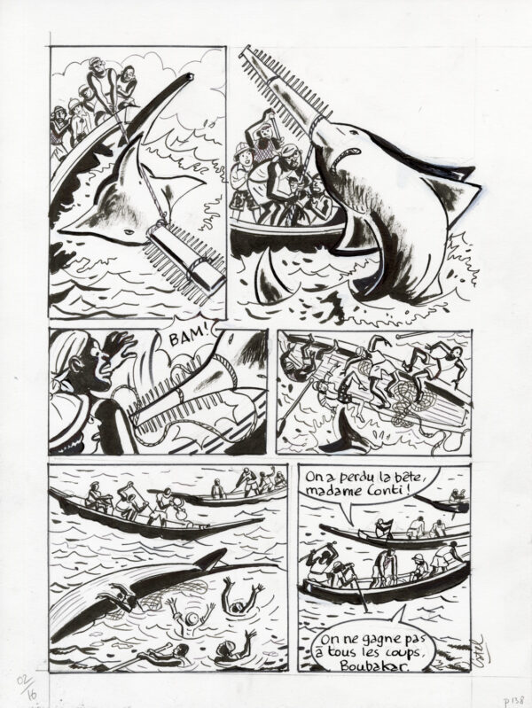 CATEL – ANITA CONTI - Planche originale - P. 138