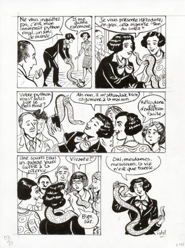 CATEL – ANITA CONTI - Planche originale - P. 188