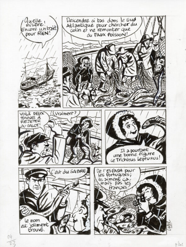 CATEL – ANITA CONTI - Planche originale - P. 202