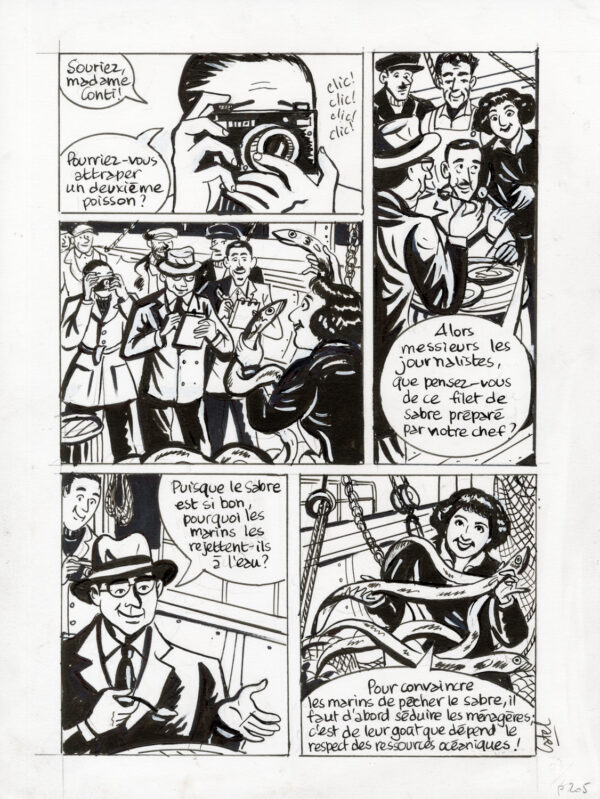 CATEL – ANITA CONTI - Planche originale - P. 205