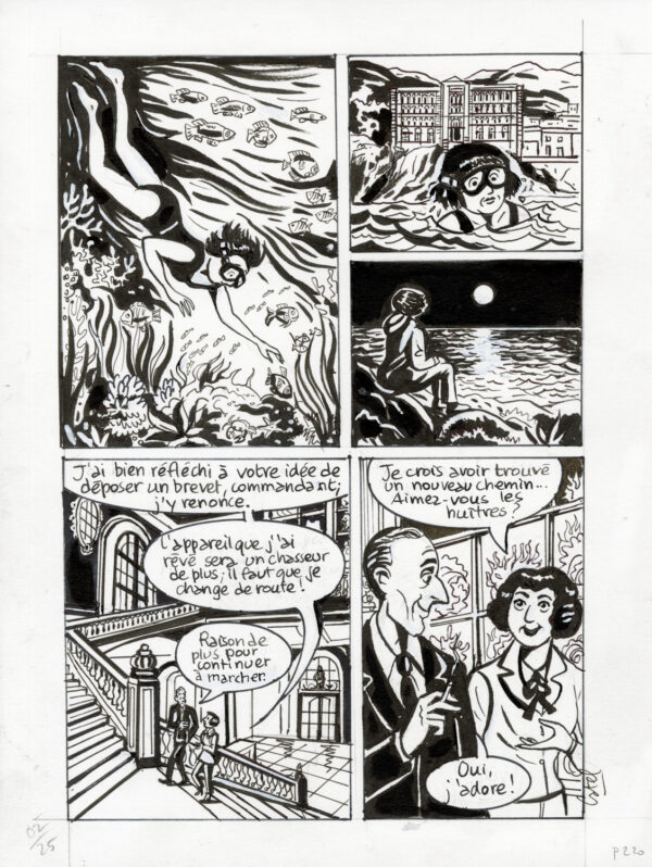 CATEL – ANITA CONTI - Planche originale - P. 220
