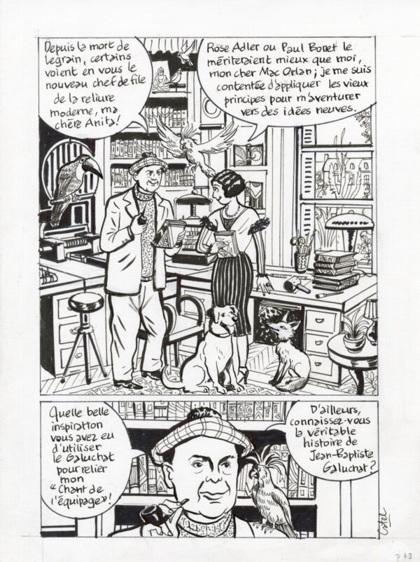 CATEL – ANITA CONTI - Planche originale - P. 73