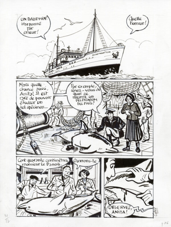 CATEL – ANITA CONTI - Planche originale - P. 86