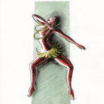 CATEL – JOSÉPHINE BAKER - Dessin original pour une expo institutionnelle à Saint-Quentin - R27