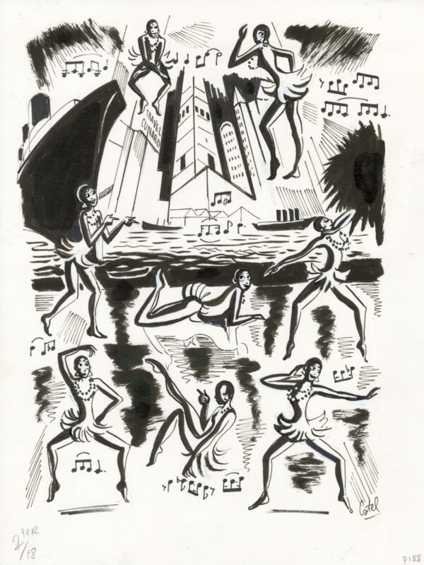 CATEL – JOSÉPHINE BAKER - Planche originale - P. 188
