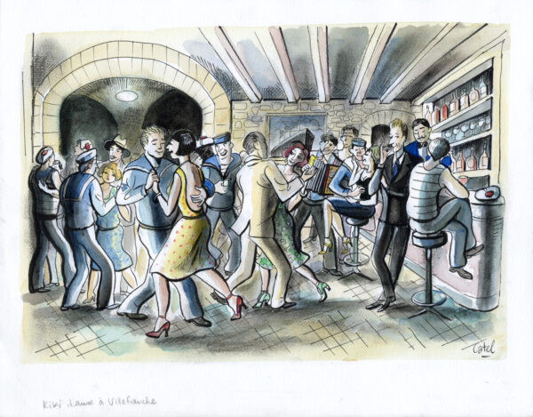 CATEL – KIKI DE MONTPARNASSE - Dessin original pour une expo institutionnelle - R04