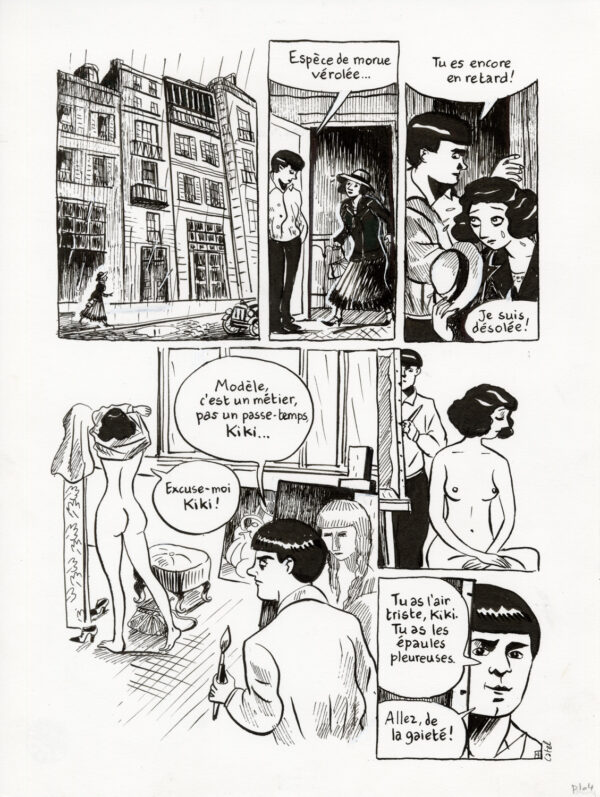 CATEL – KIKI DE MONTPARNASSE - PLANCHE ORIGINALE - P. 104