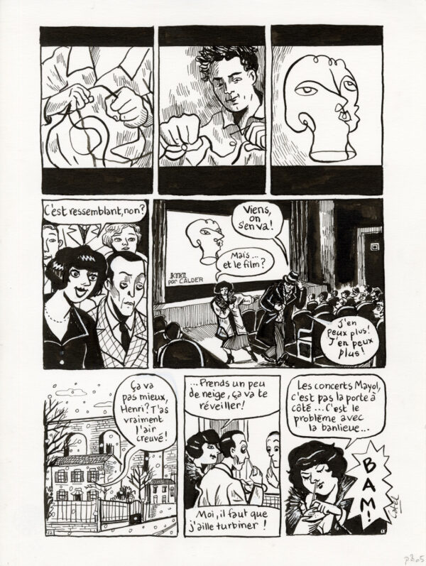 CATEL – KIKI DE MONTPARNASSE - PLANCHE ORIGINALE - P. 305