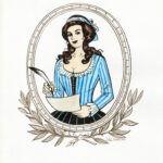 CATEL – OLYMPE DE GOUGES - Illustration originale de couverture - R01