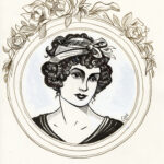 CATEL – OLYMPE DE GOUGES - Dessin original pour affiche à Montauban - R05