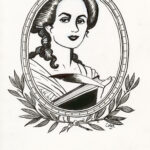 CATEL – OLYMPE DE GOUGES - Dessin original d'étude pour la couverture - R06