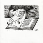 CATEL – OLYMPE DE GOUGES - Dessin original publié en page 483 - R07