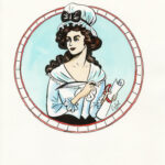 CATEL – OLYMPE DE GOUGES - Dessin original d'étude pour la couverture - R09