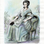 CATEL – OLYMPE DE GOUGES - Dessin original pour une expo institutionnelle - R11