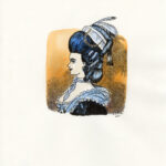 CATEL – OLYMPE DE GOUGES - Dessin original pour une expo institutionnelle - R12