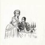 CATEL – OLYMPE DE GOUGES - Dessin original publié en page 487 - R13