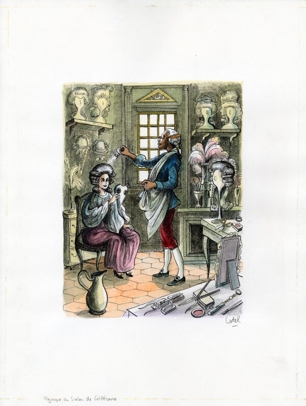 CATEL – OLYMPE DE GOUGES - Dessin original pour une expo institutionnelle - R16