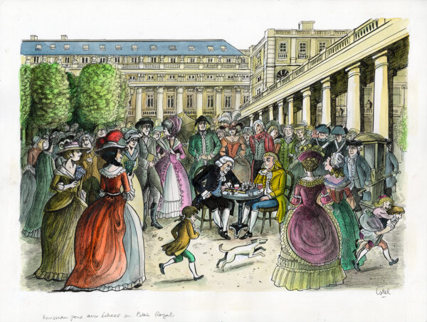CATEL – OLYMPE DE GOUGES - Dessin original pour une expo institutionnelle - R18