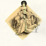 CATEL – OLYMPE DE GOUGES - Dessin original inédit - R27