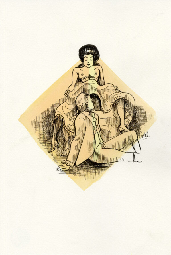 CATEL – OLYMPE DE GOUGES - Dessin original inédit - R27