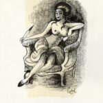 CATEL – OLYMPE DE GOUGES - Dessin original inédit - R28