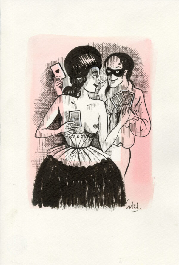 CATEL – OLYMPE DE GOUGES - Dessin original inédit - R29