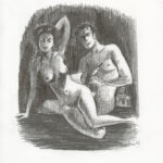 CATEL – OLYMPE DE GOUGES - Dessin original inédit - R34