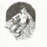 CATEL – OLYMPE DE GOUGES - Dessin original inédit - R36