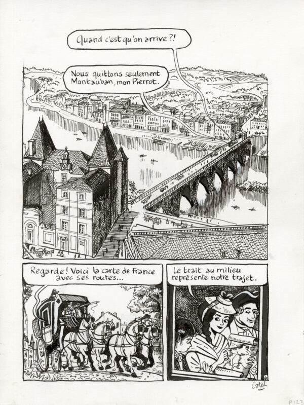 CATEL – OLYMPE DE GOUGES - Planche originale - P. 123