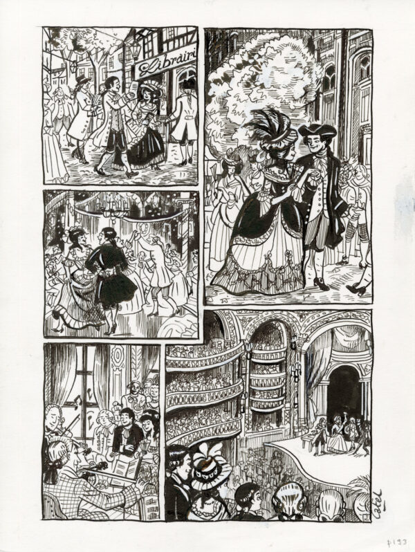 CATEL – OLYMPE DE GOUGES - Planche originale - P. 193