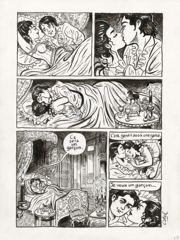 CATEL – OLYMPE DE GOUGES - Planche originale - P. 7