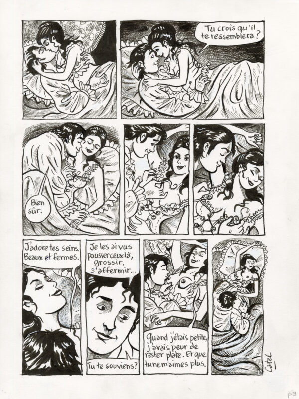 CATEL – OLYMPE DE GOUGES - Planche originale - P. 9