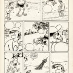 Frank Margerin - Planche originale de Bananes Métalliques