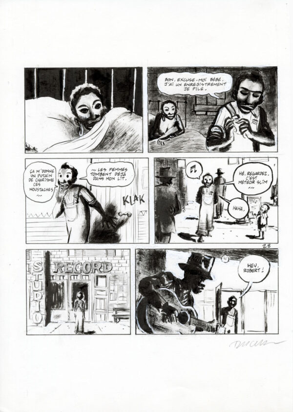 FRANTZ DUCHAZEAU - Le rêve de Meteor Slim - Planche originale 28