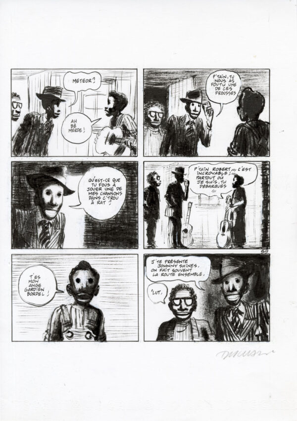 FRANTZ DUCHAZEAU - Le rêve de Meteor Slim - Planche originale 59