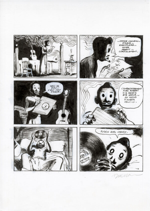FRANTZ DUCHAZEAU - Le rêve de Meteor Slim - Planche originale 120