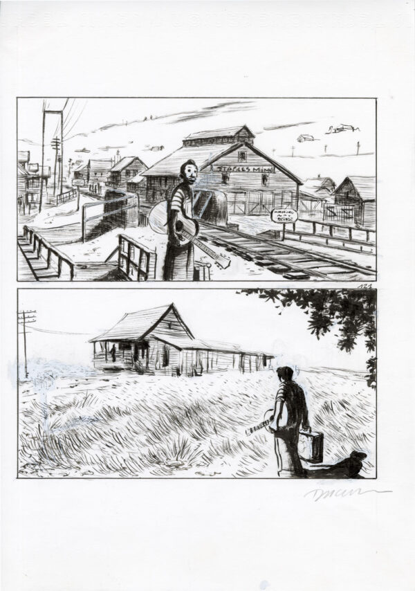 FRANTZ DUCHAZEAU - Le rêve de Meteor Slim - Planche originale 121