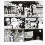 FRANTZ DUCHAZEAU - Le rêve de Meteor Slim - Planche originale 132