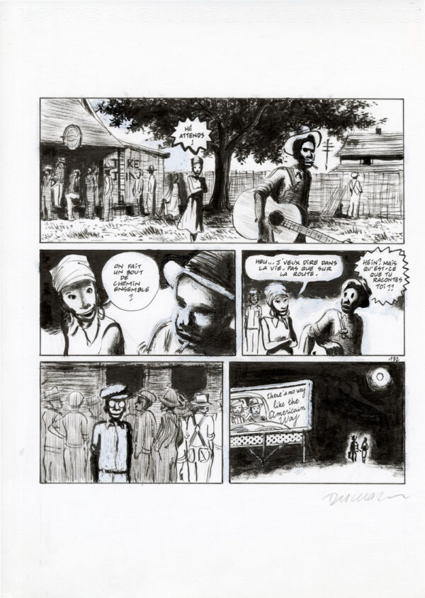 FRANTZ DUCHAZEAU - Le rêve de Meteor Slim - Planche originale 132