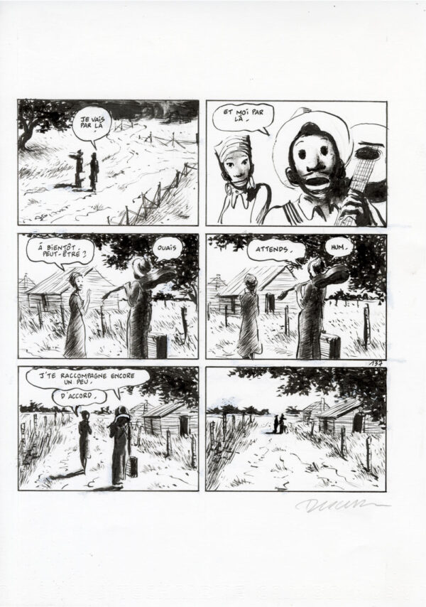 FRANTZ DUCHAZEAU - Le rêve de Meteor Slim - Planche originale 137