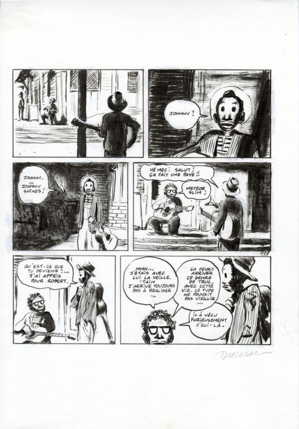 FRANTZ DUCHAZEAU - Le rêve de Meteor Slim - Planche originale 139