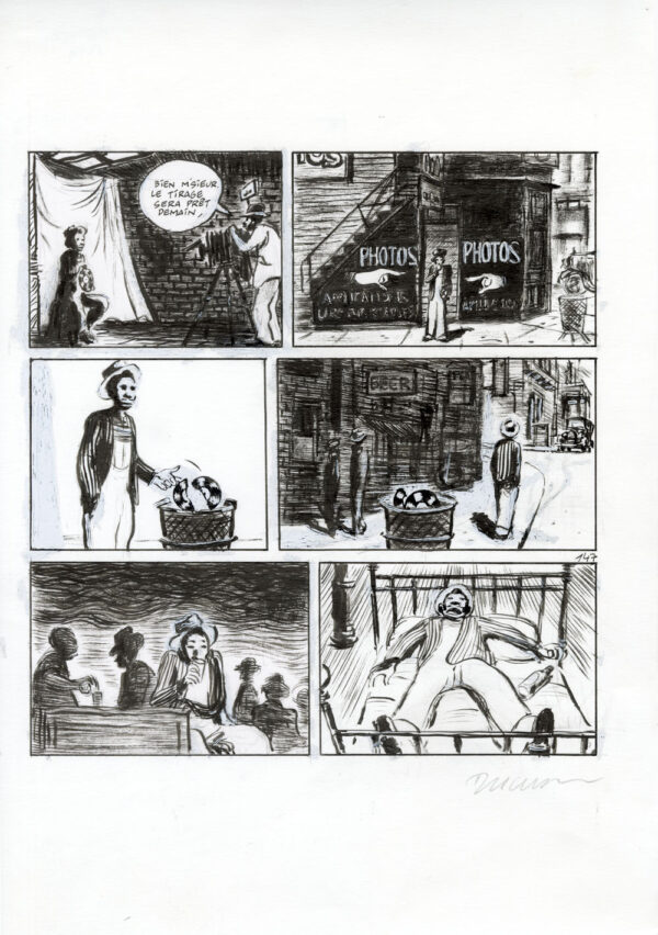 FRANTZ DUCHAZEAU - Le rêve de Meteor Slim - Planche originale 147