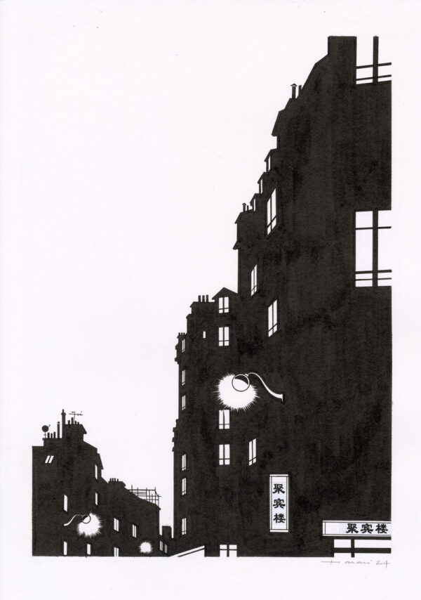 LUCAS HARARI - Le cas David Zimmerman - quatrième de couverture de l'édition noir et blanc