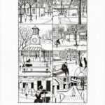 LUCAS HARARI - Le cas David Zimmerman - planche originale publiée en page 124
