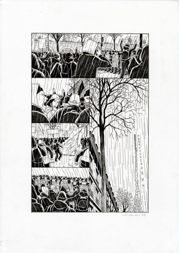LUCAS HARARI - Le cas David Zimmerman - planche originale publiée en page 133