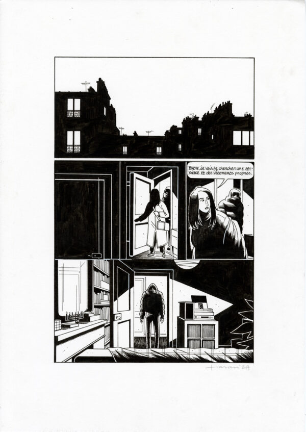 LUCAS HARARI - Le cas David Zimmerman - planche originale publiée en page 146