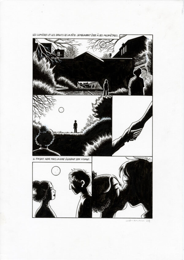 LUCAS HARARI - Le cas David Zimmerman - planche originale publiée en page 156
