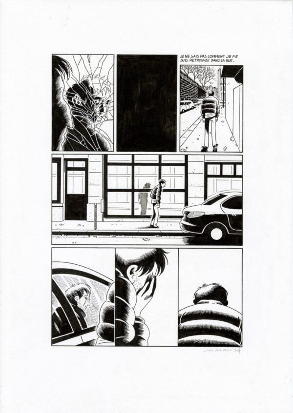 LUCAS HARARI - Le cas David Zimmerman - planche originale publiée en page 159