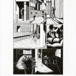 LUCAS HARARI - Le cas David Zimmerman - planche originale publiée en page 161