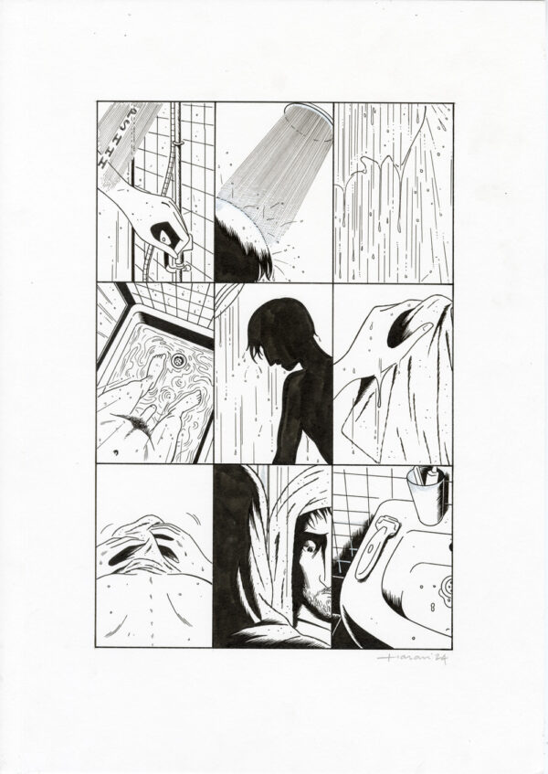 LUCAS HARARI - Le cas David Zimmerman - planche originale publiée en page 167